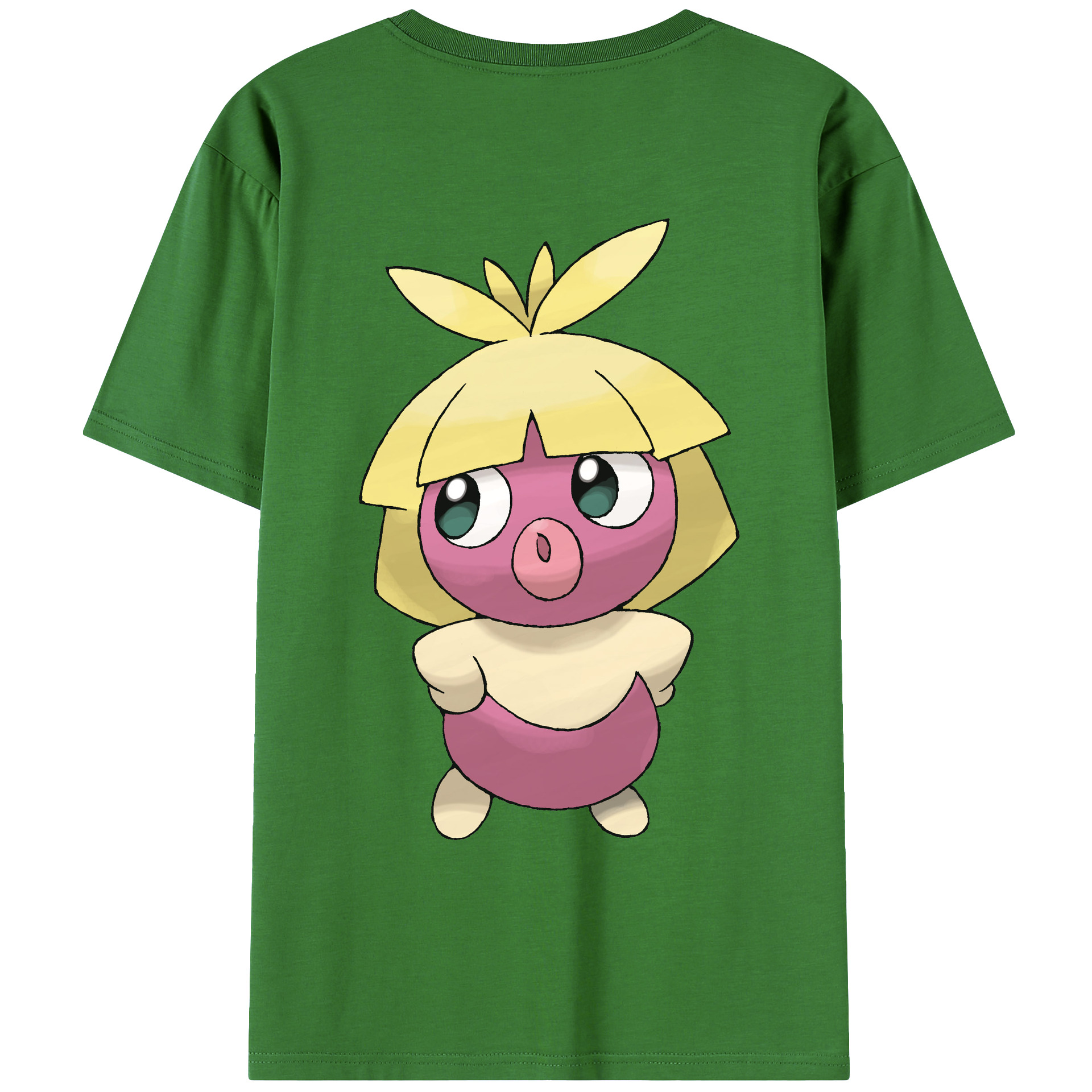 （画像用） ポケットモンスター Pokémon レディース半袖Tシャツ(バックプリント)